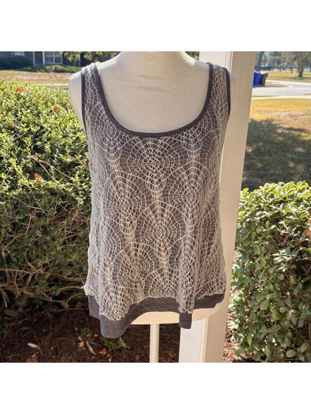 Eyeshadow Women's Grey Vests-tanks-cami